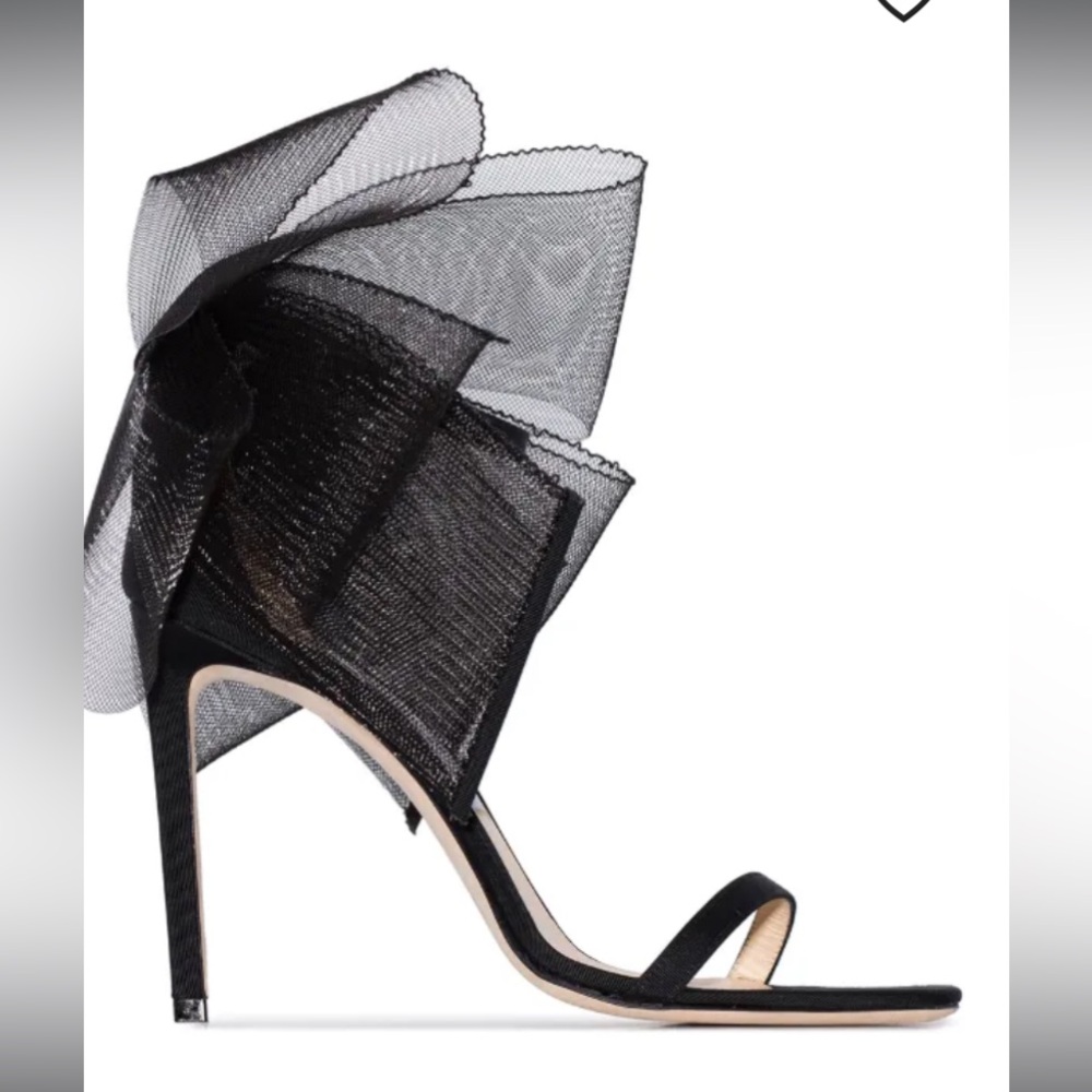 Jimmy Choo Ave line bow detail sandals